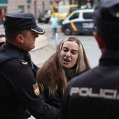 Protesta vecinal por la tala de árboles e intervención policial en Salamanca