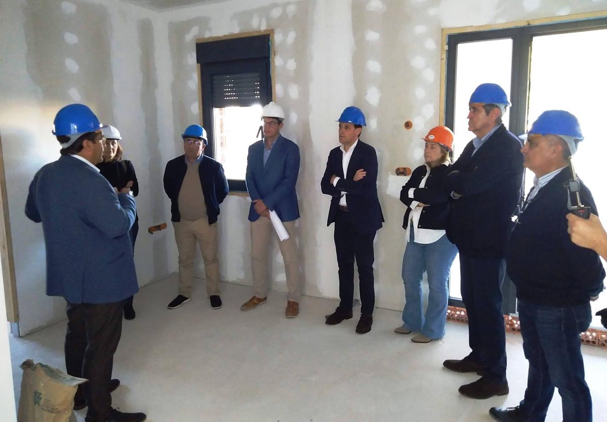 Visita institucional a las obras de ampliación y mejora del centro de Afaci.