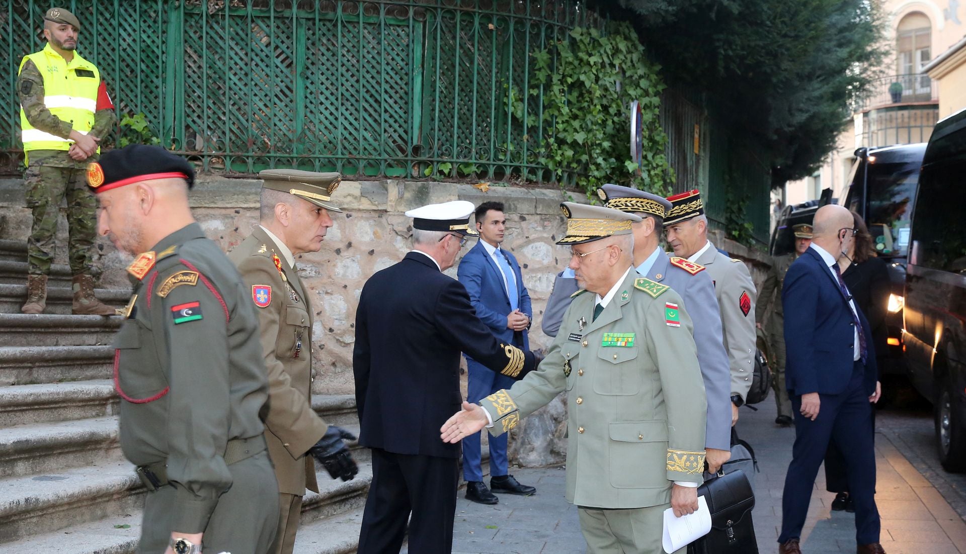 Reunión de jefes de Estado Mayor de la Defensa en Segovia