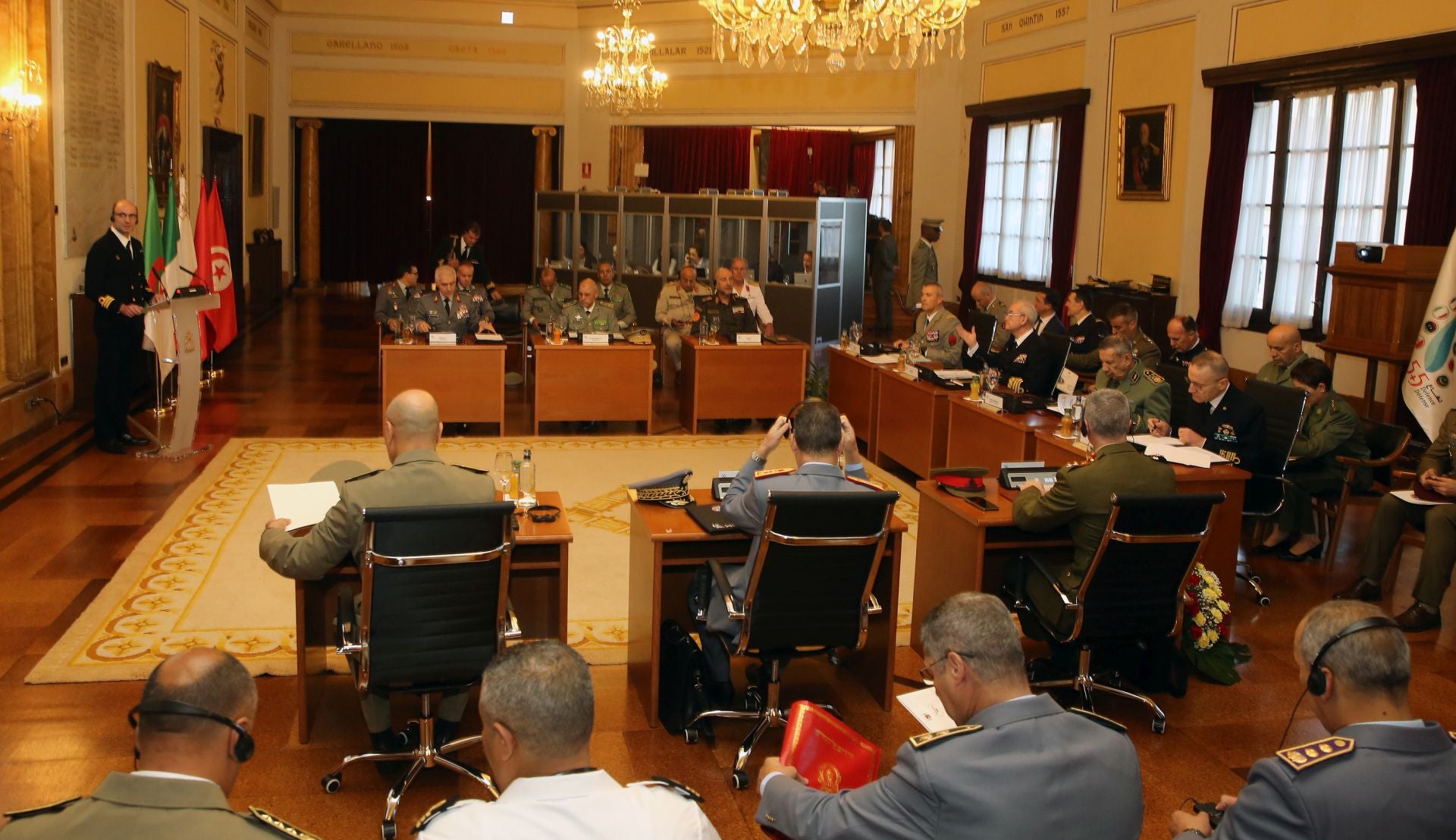 Reunión de jefes de Estado Mayor de la Defensa en Segovia