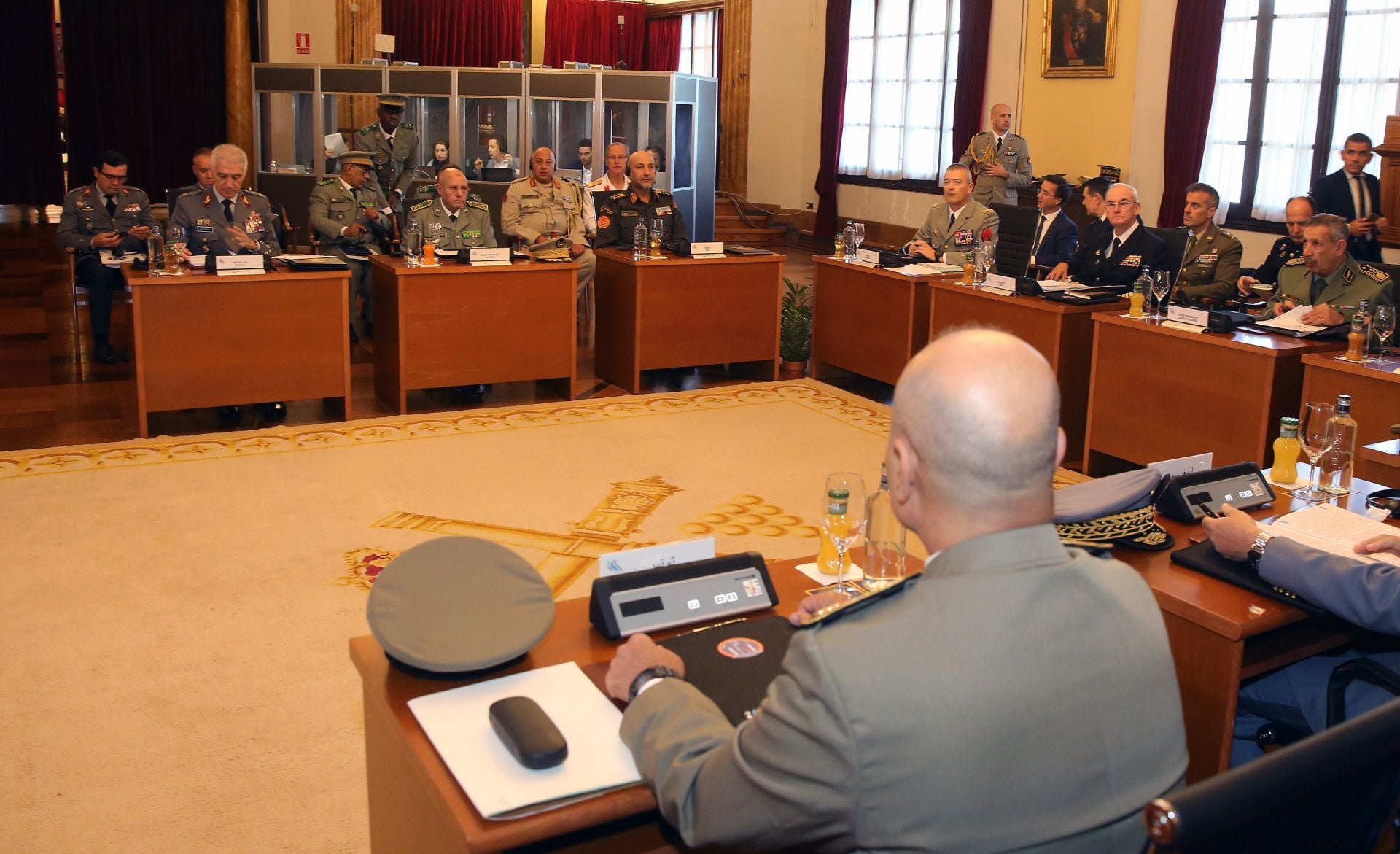 Reunión de jefes de Estado Mayor de la Defensa en Segovia