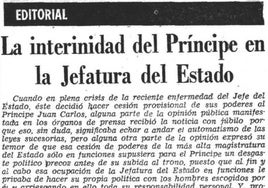 Los editoriales más relevantes de El Norte de Castilla a través de la historia