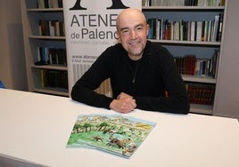 Félix Velasco, en la presentación de la obra en el Ateneo.