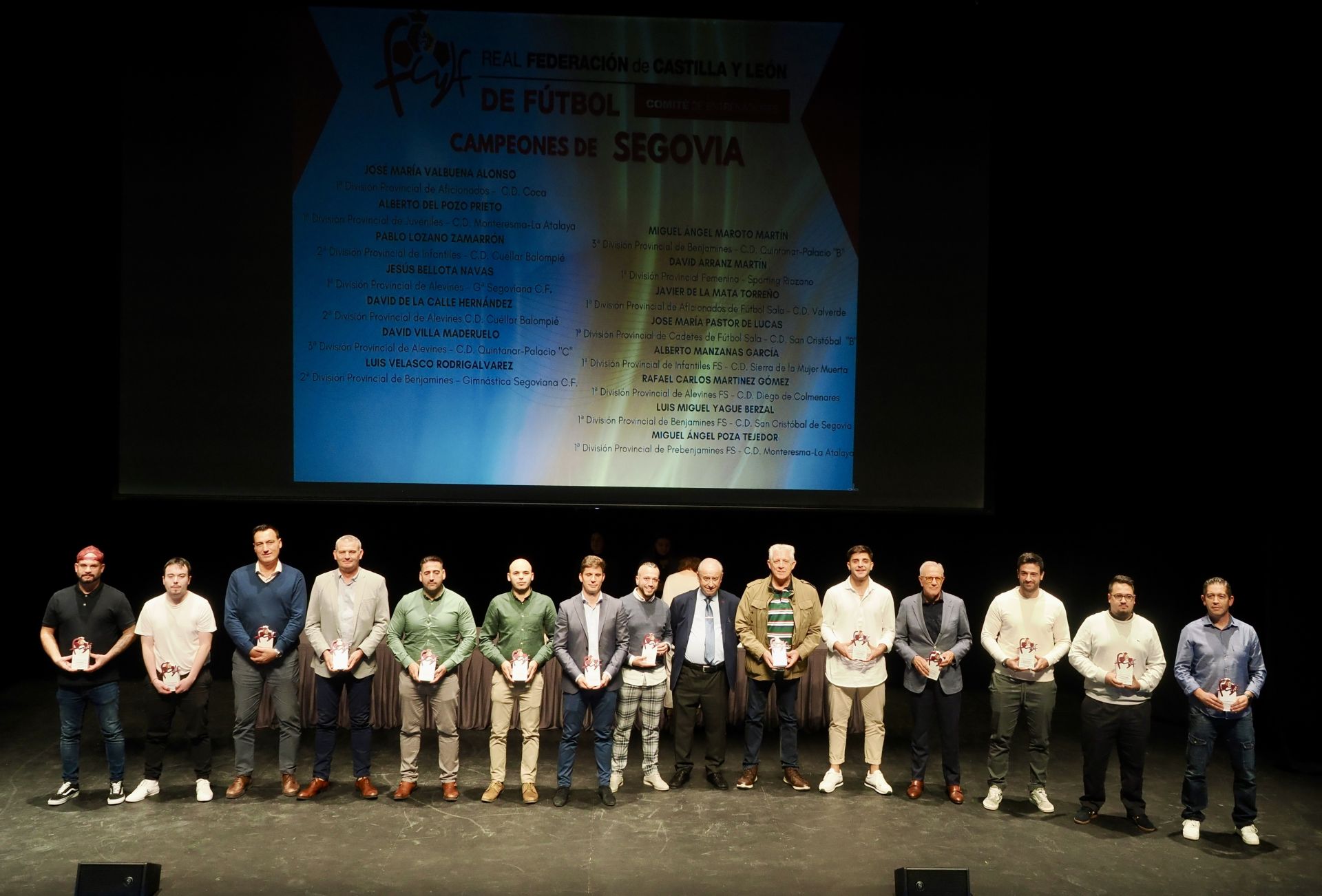 Gala del entrenador 2024 de la Federación de Castilla y León de Fútbol