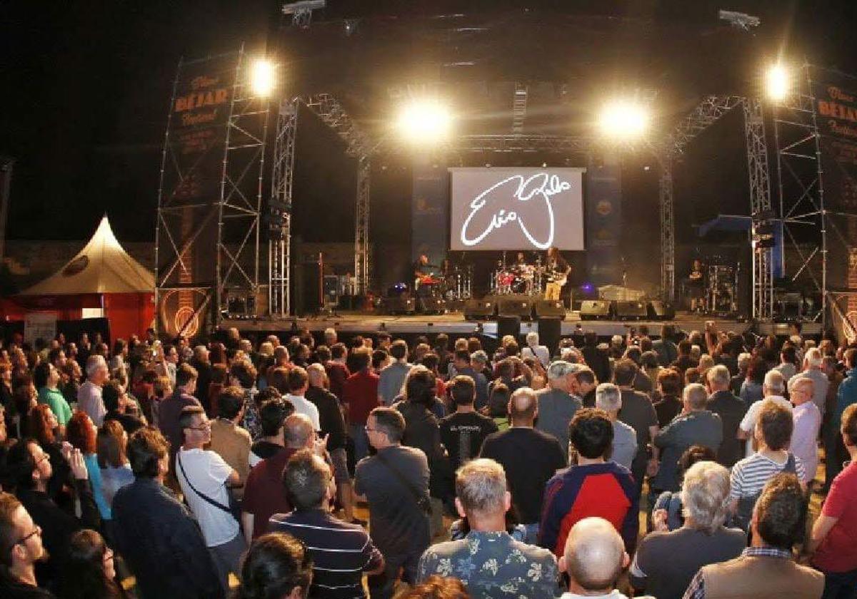 Una de las pasadas ediciones del Festival Internacional de Blues de Castilla y León Ciudad de Béjar.