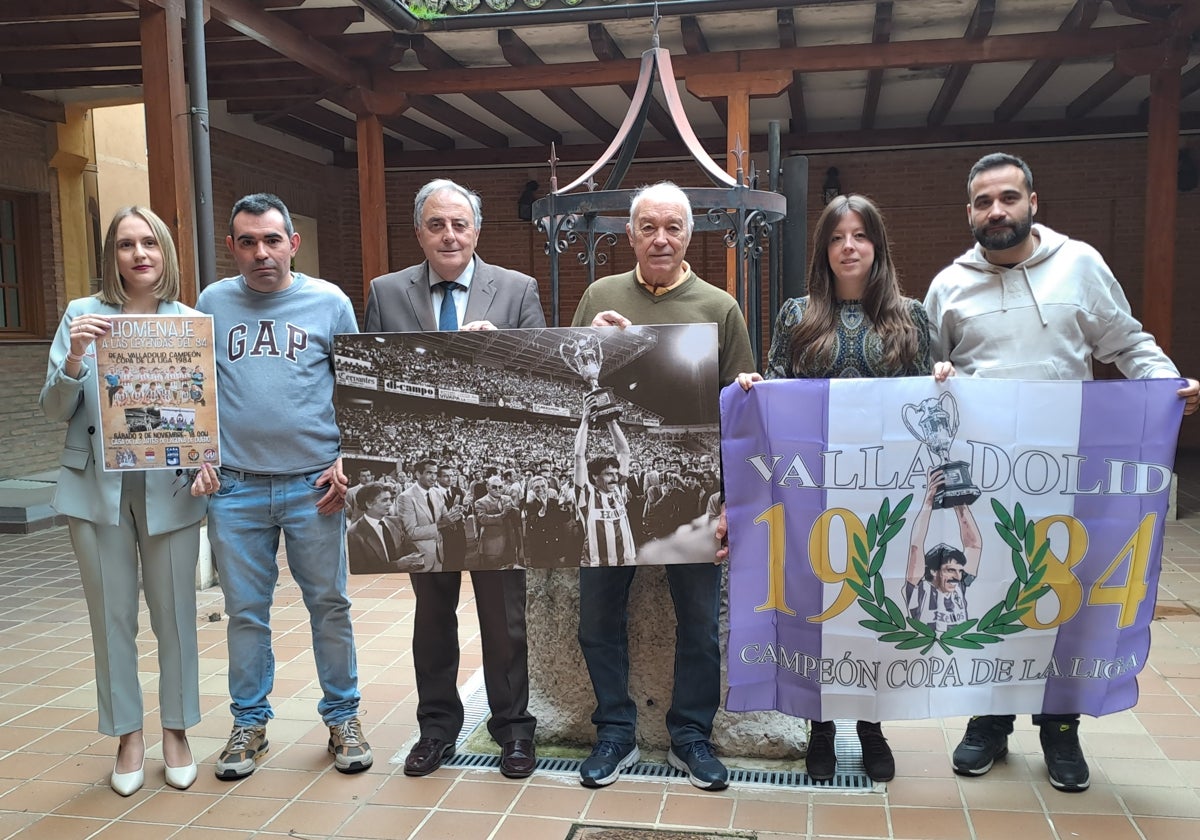 Presentación del Homenaje a las Leyendas del 84 del Real Valladolid, Campeón de Liga.