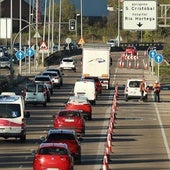 A 40 kilómetros por hora y sin atascos por la ampliación del corte en la VA-20