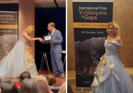 La artista de ascendencia palentina Rosana Largo recibe el International Prize Velázquez&Goya de pintura hiperrealista en Barcelona.