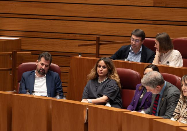 Luis Tudanca, durante la sesión de control al Gobierno.