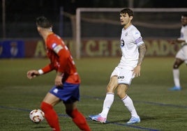 Juric, en el encuentro de Copa del pasado martes, en Asturias.