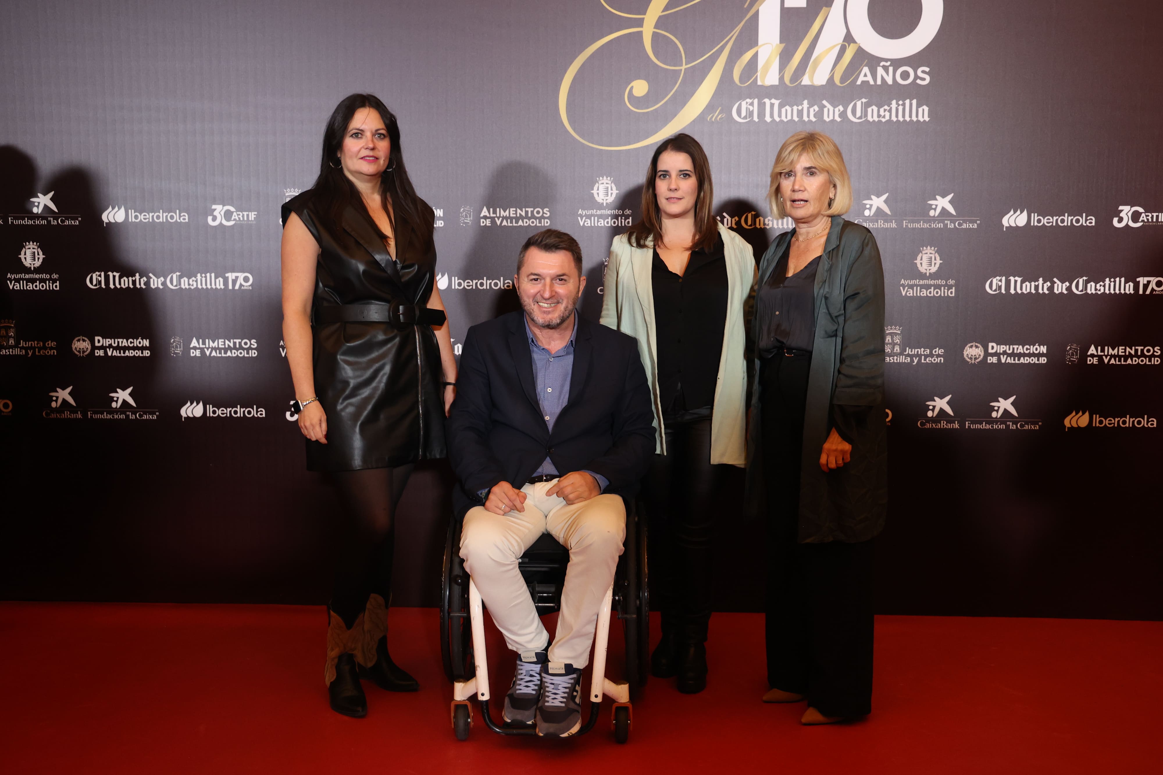 Noelia Hernández, Fran Sardón, Claudia Carrascal y Beatriz Diéguez.