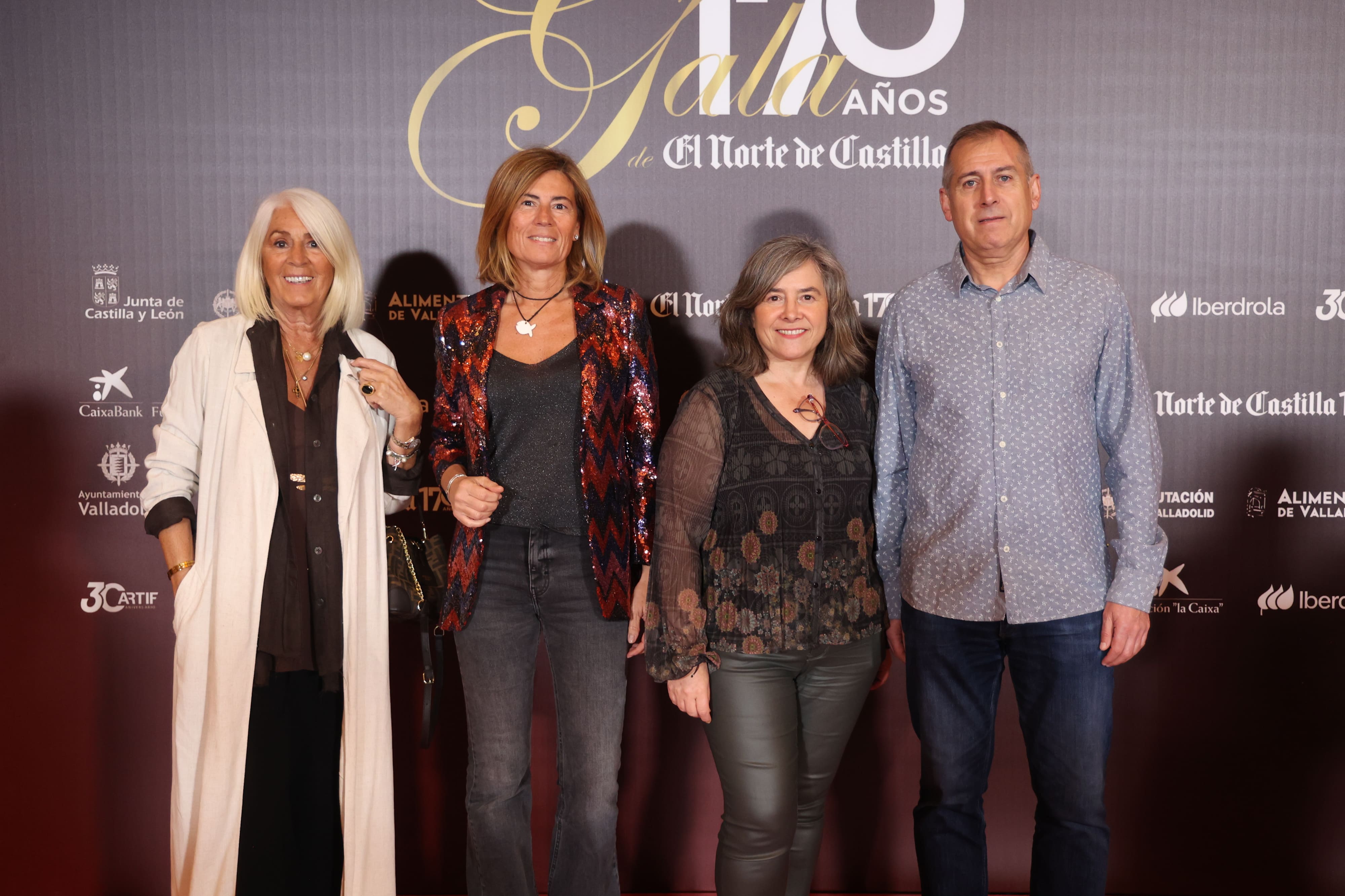 María Luisa Sicilia, Lola Geijo, Julia Benito y Enrique García.