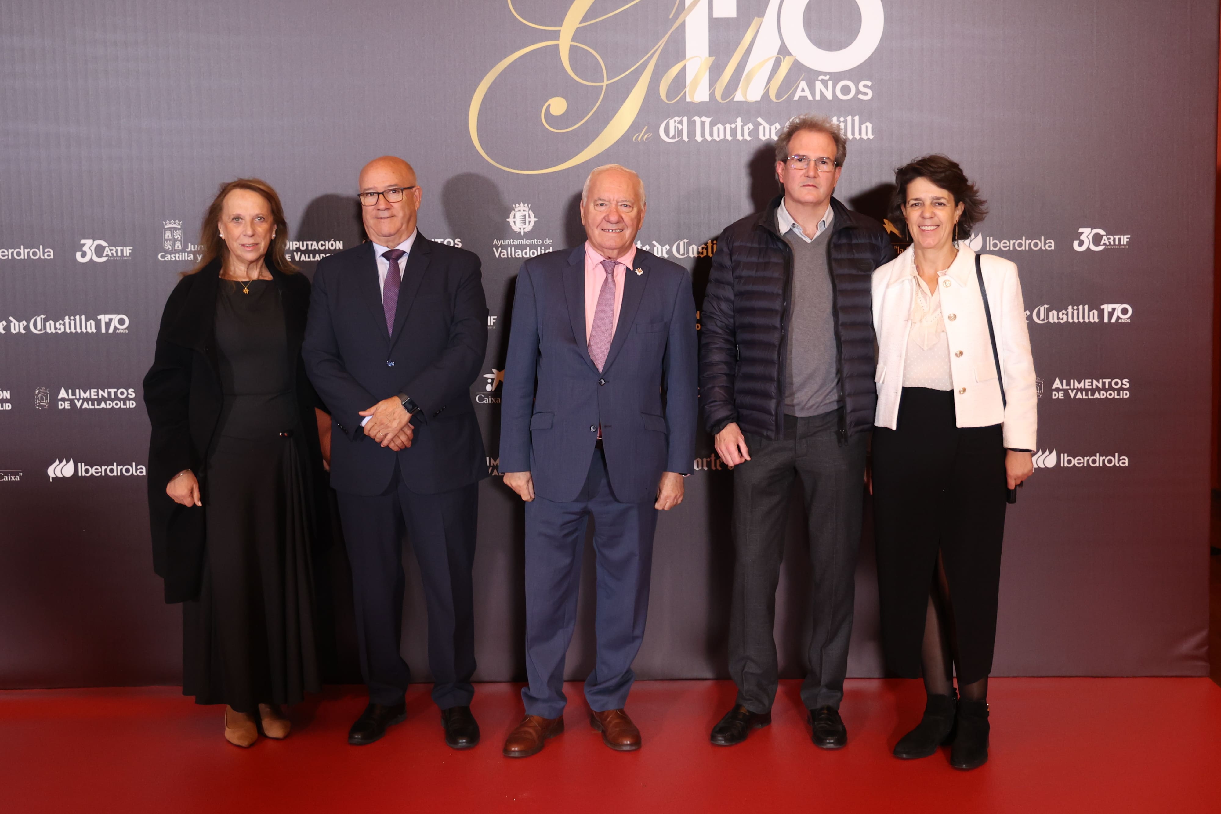 Teresa Gutiérrez, Enrique Ruiz, Florentino Pérez Raya, Ramón Gallardo y Marta Castaño.