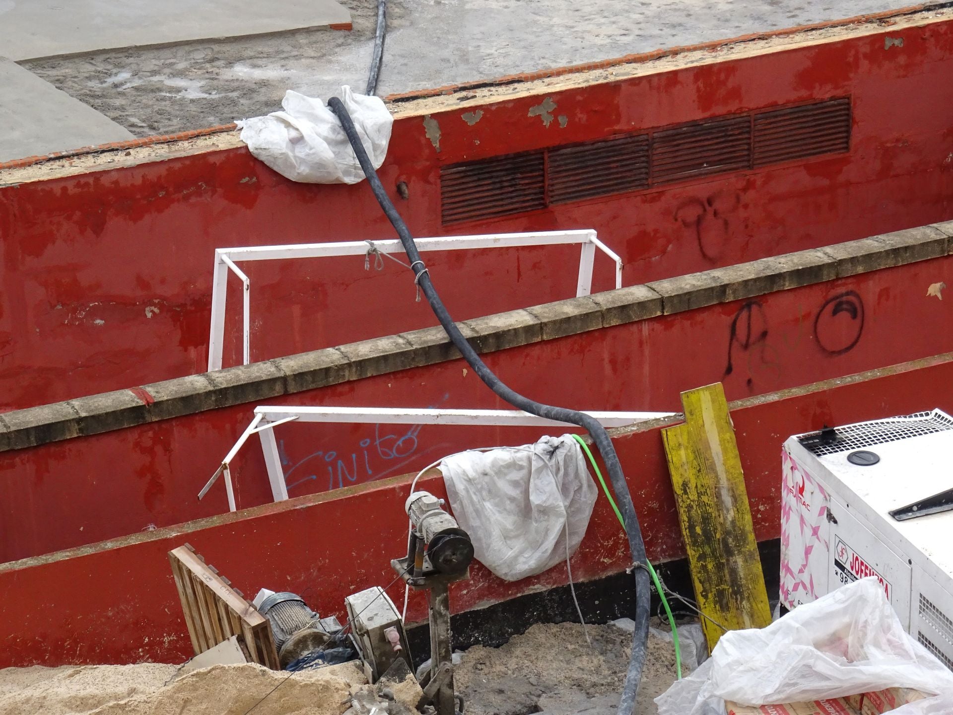 Los avances de las obras en el corazón del barrio del Hospital, en imágenes