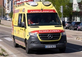 Herido un hombre de 67 años tras volcar su furgoneta en Ávila