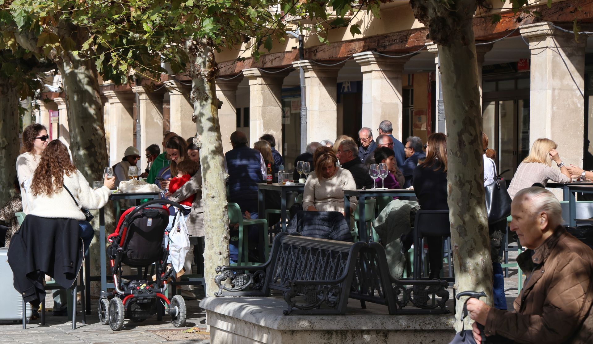 Así está Palencia de turistas y visitantes este puente