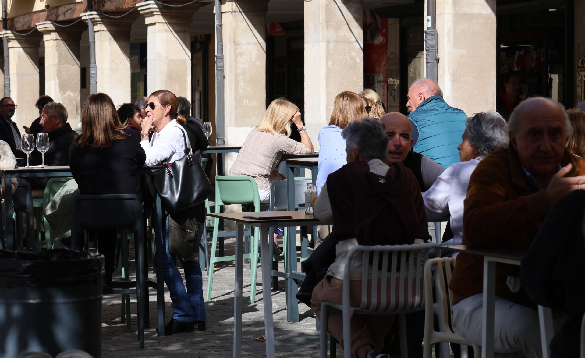 Así está Palencia de turistas y visitantes este puente