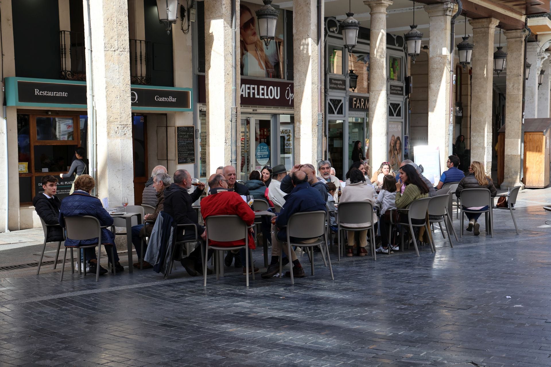 Así está Palencia de turistas y visitantes este puente