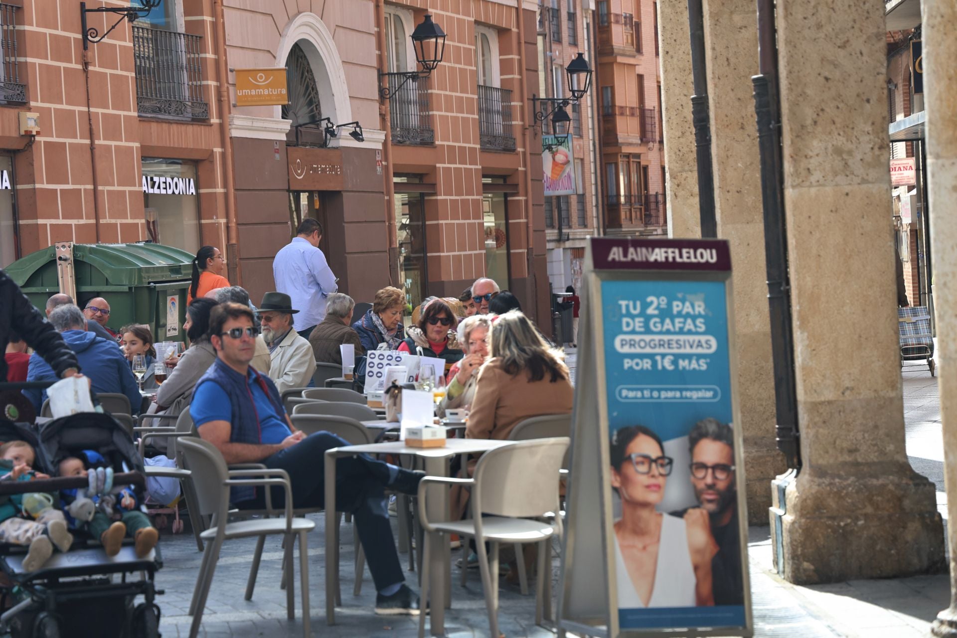 Así está Palencia de turistas y visitantes este puente