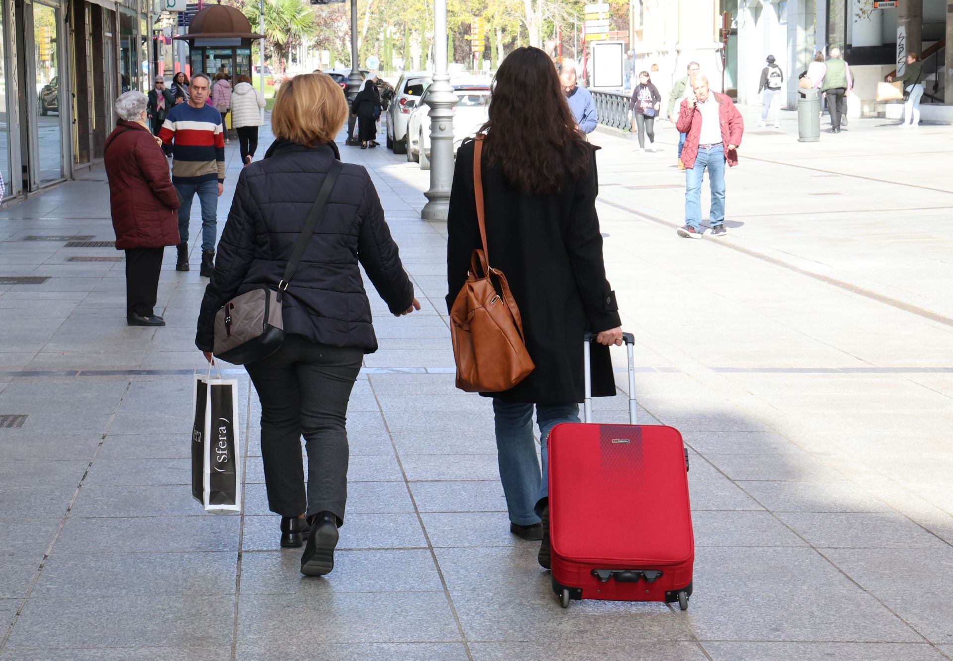 Así está Palencia de turistas y visitantes este puente