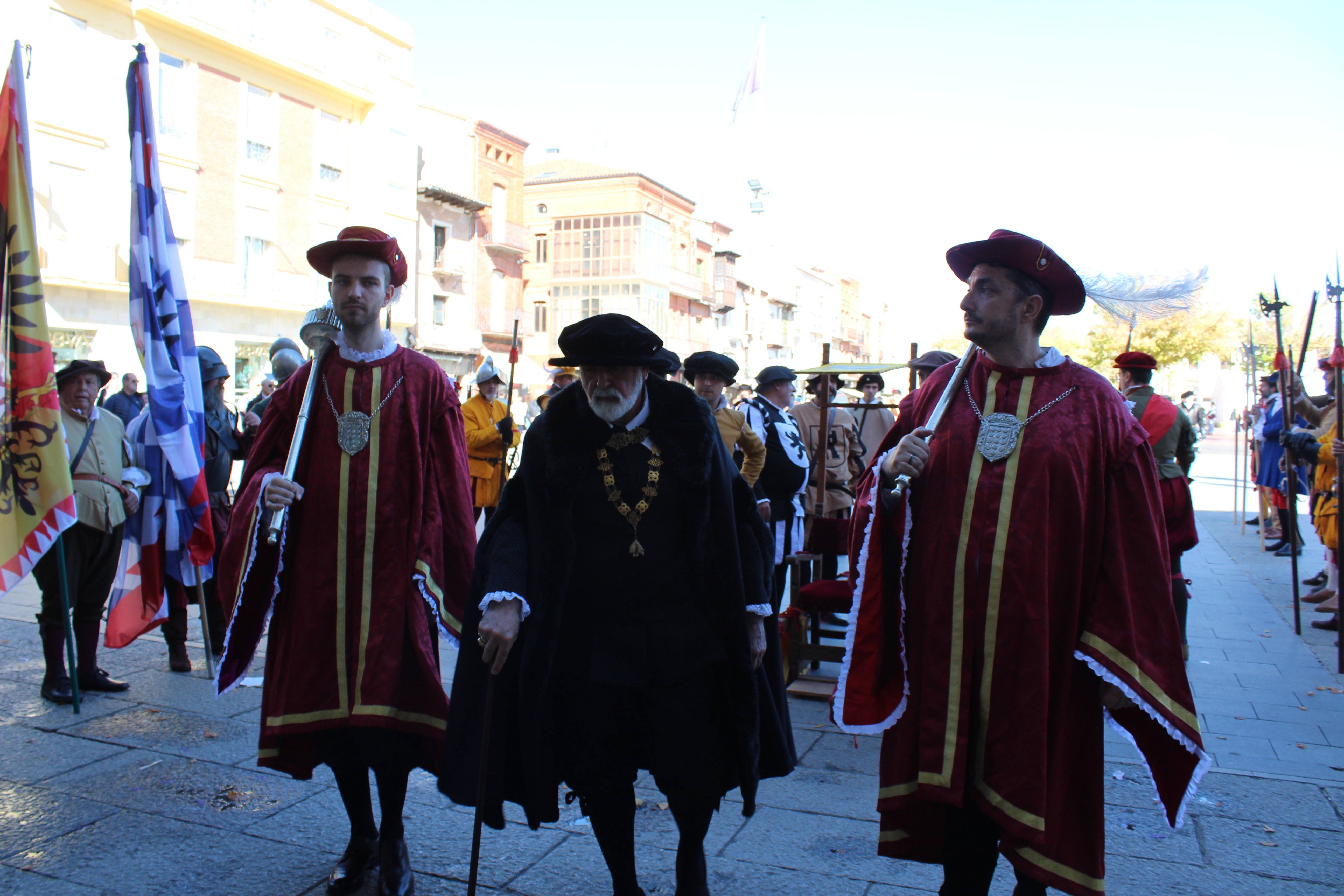 Llegada de Carlos V a Medina del Campo, en imágenes