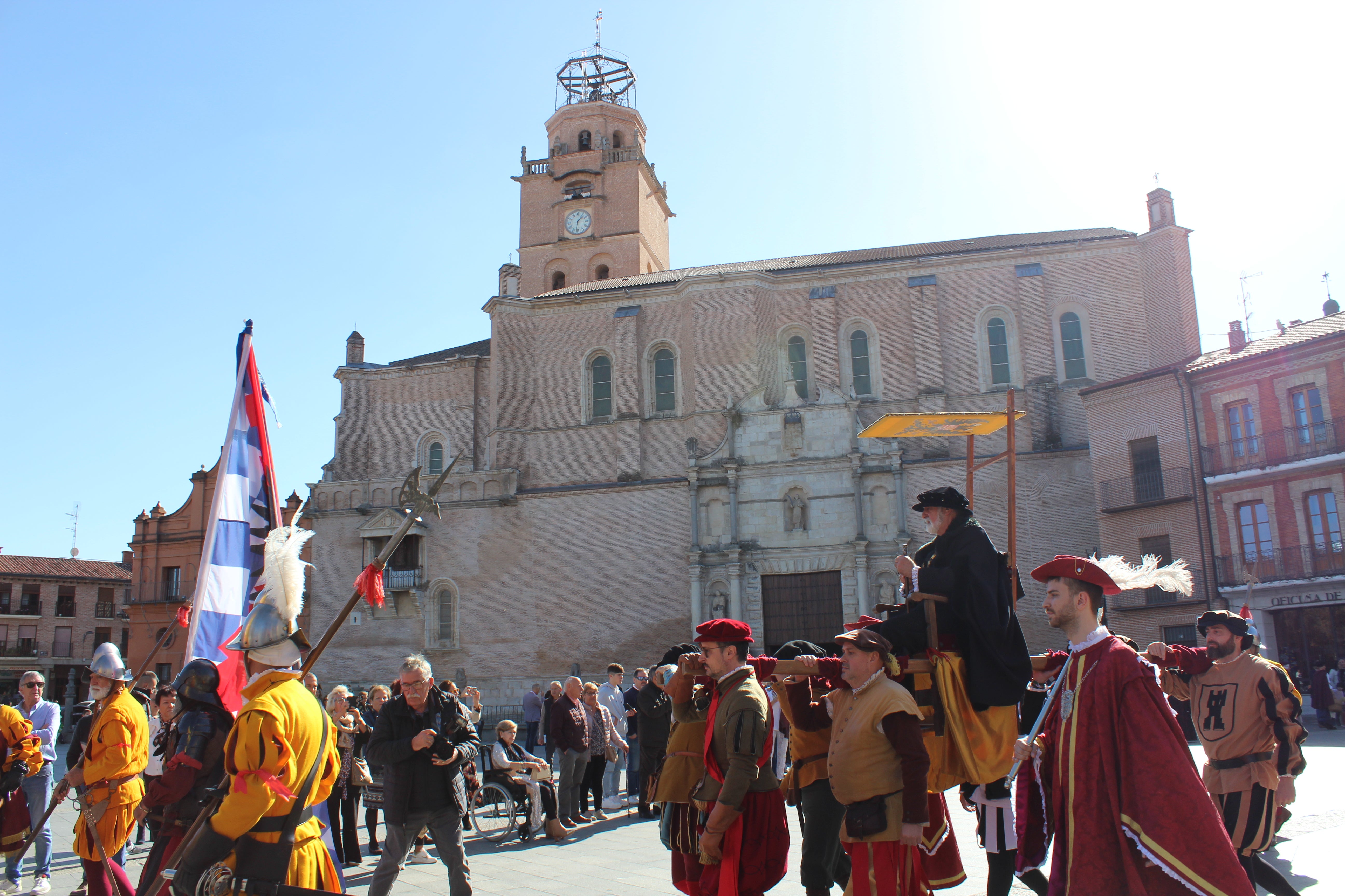 Llegada de Carlos V a Medina del Campo, en imágenes