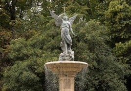 La fuente de la Fama, en el Campo Grande de Valladolid.