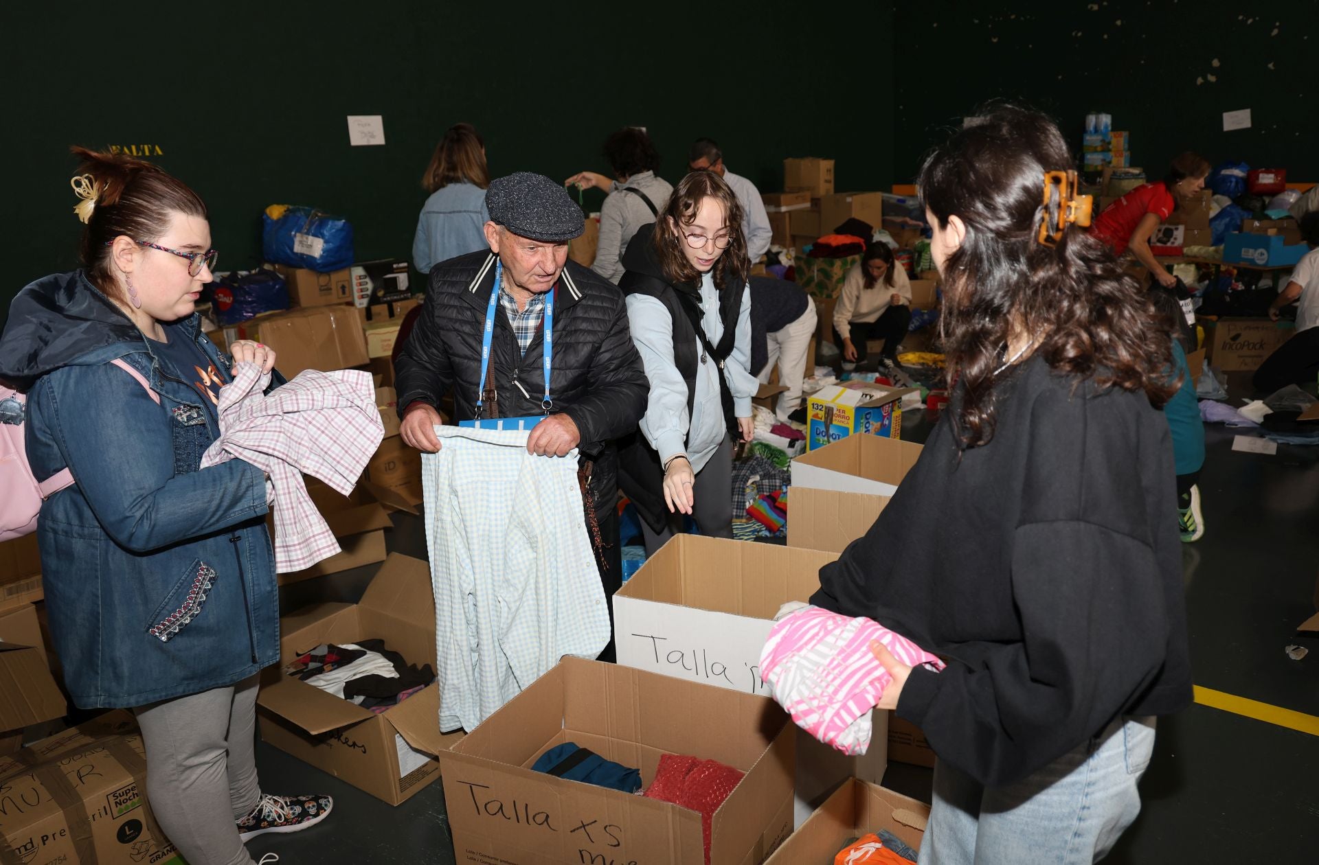 La solidaridad palentina se desborda en La Ensenada