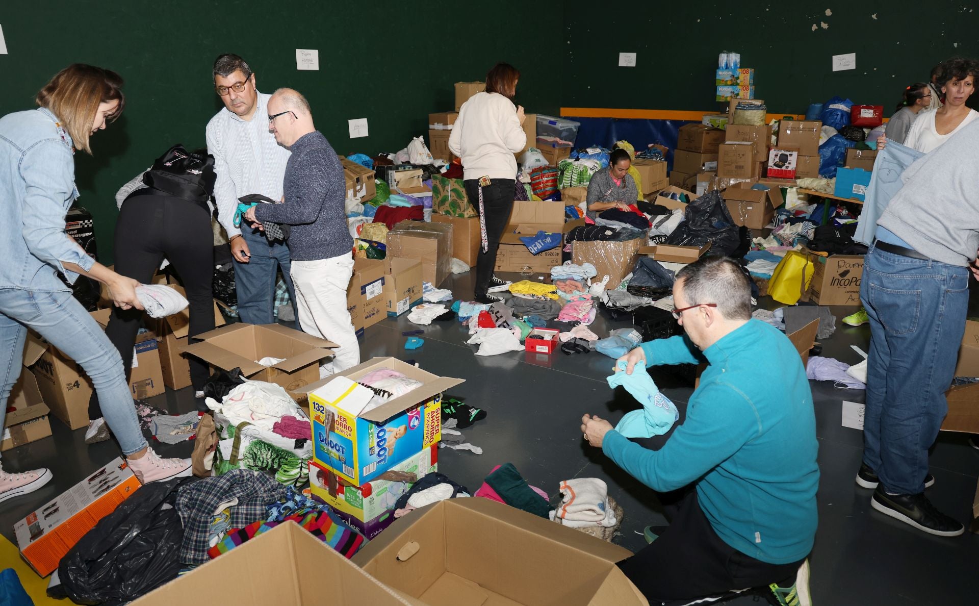 La solidaridad palentina se desborda en La Ensenada