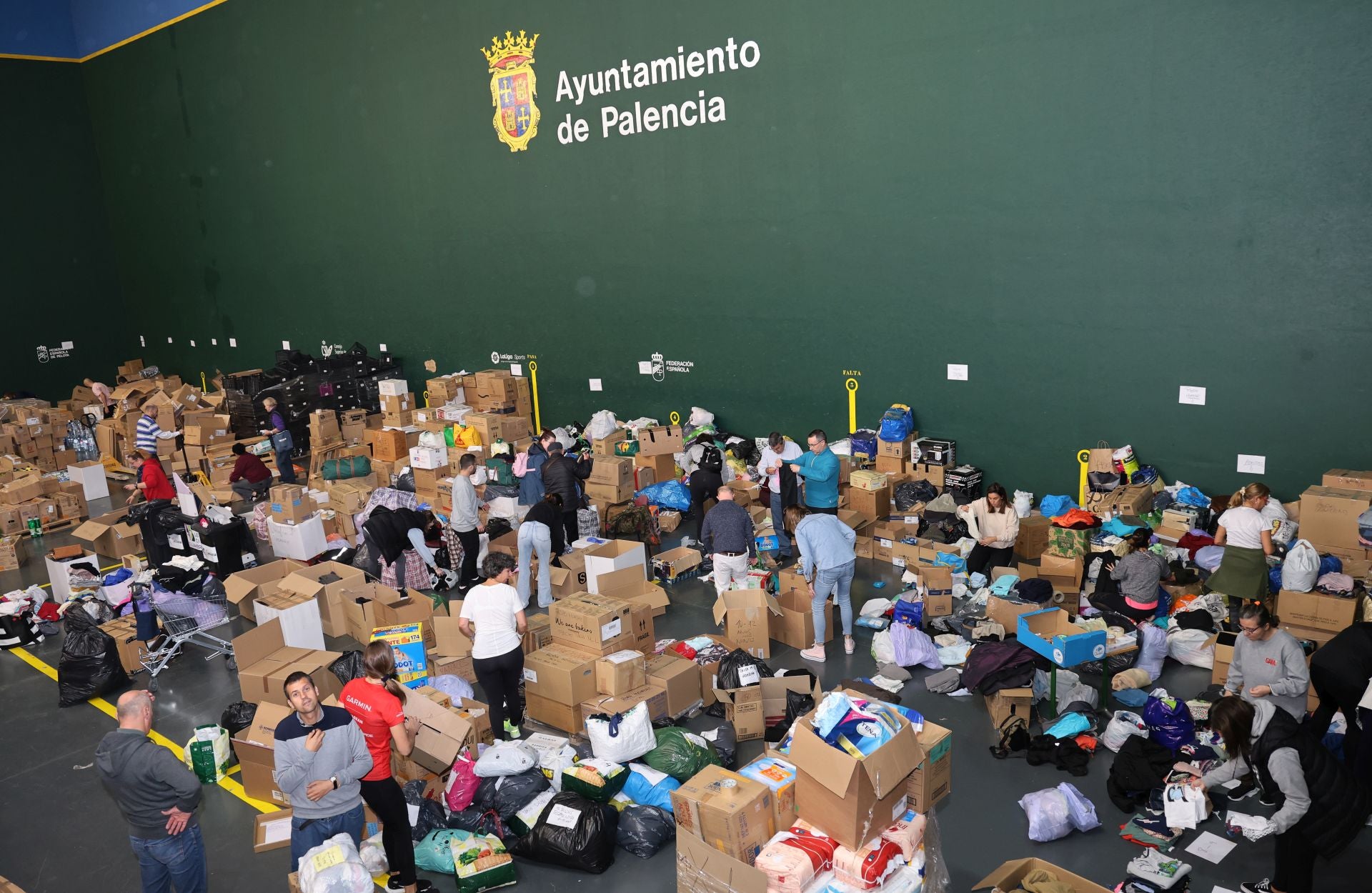 La solidaridad palentina se desborda en La Ensenada