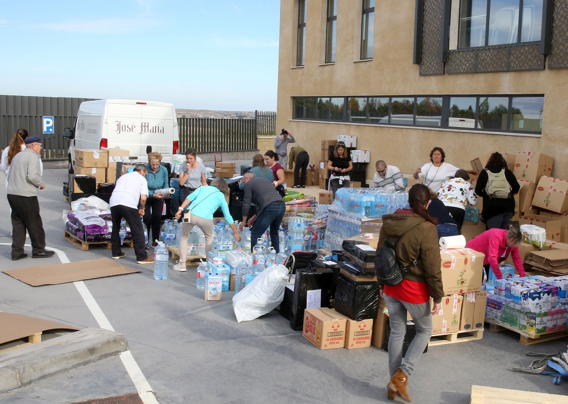 Segovia rebosa solidaridad con Valencia