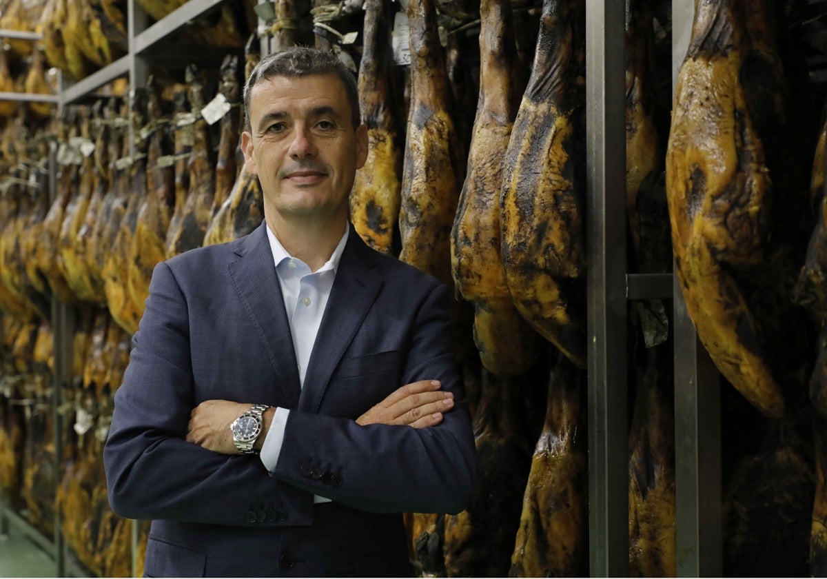 Jaime Chico, Ceo de Agroalimentaria ACH, en las instalaciones de Aranda de Duero.