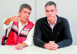 Carlos Mazón y Pedro Sánchez.