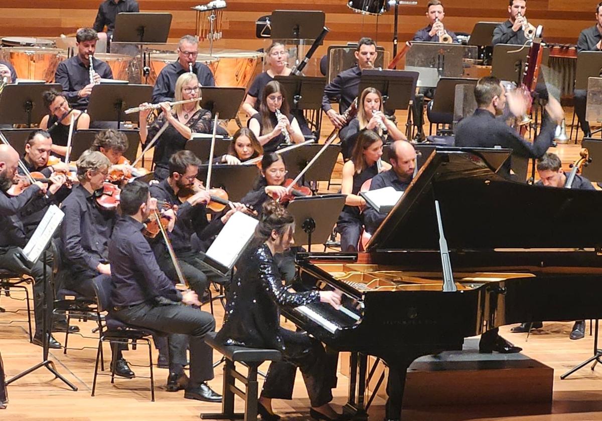 Un momento del concierto en el Auditorio Miguel Delibes.