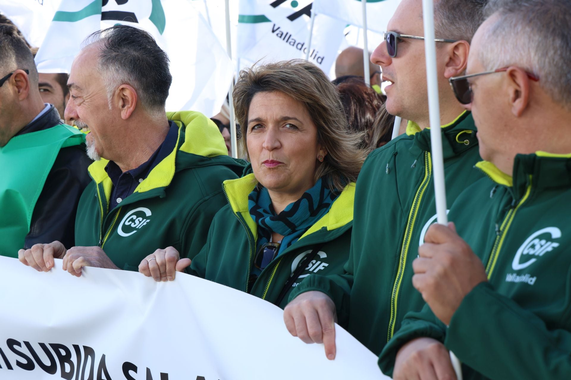 La manifestación de CSIF, en imágenes