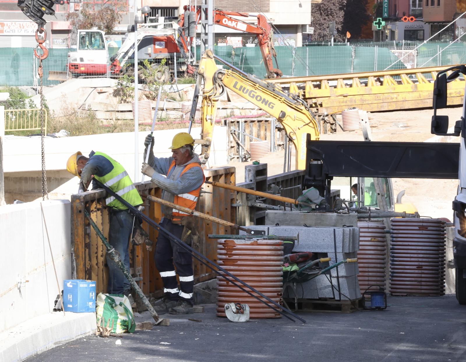 El avance en las obras del túnel de Labradores, en imágenes