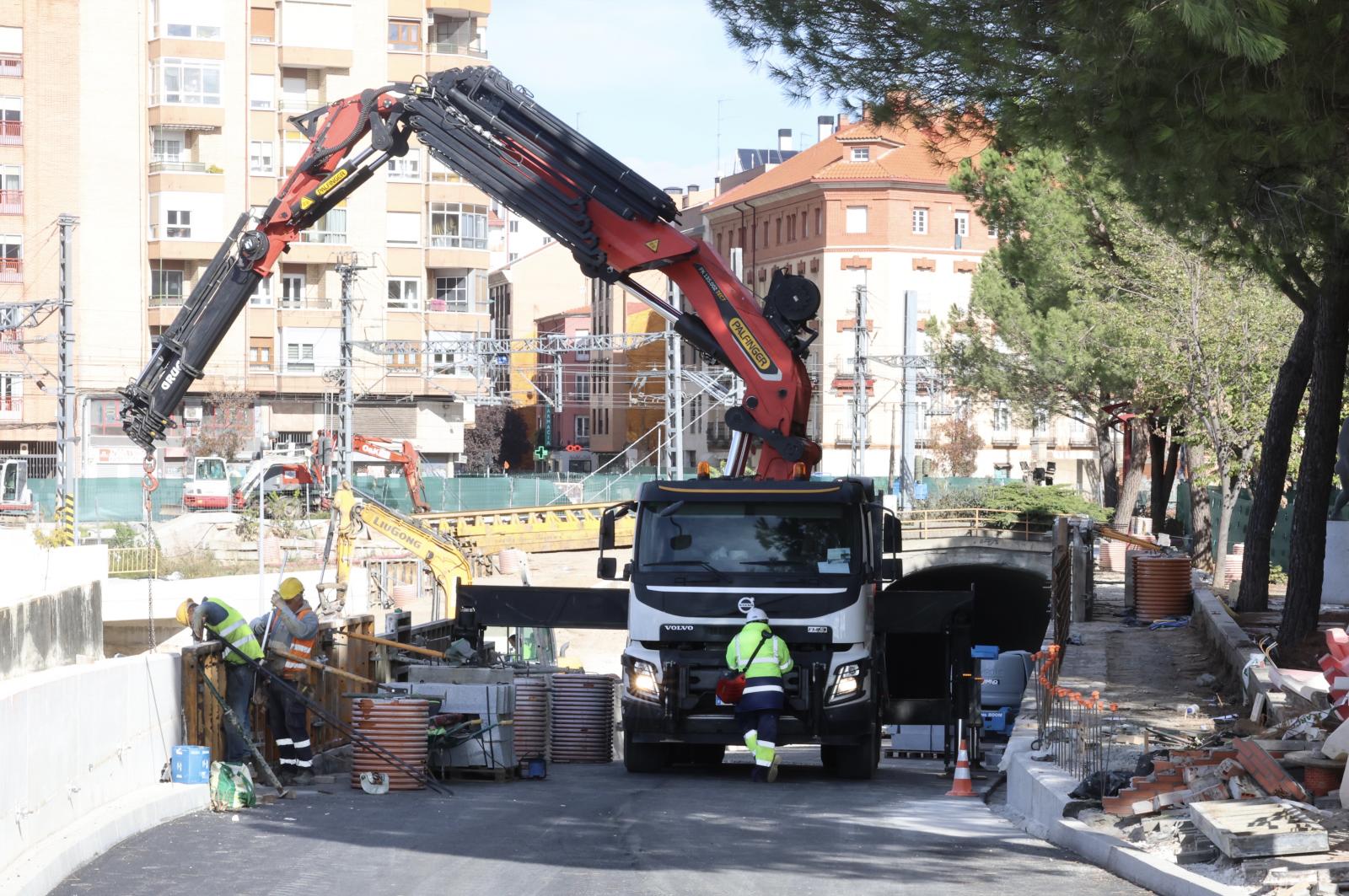 El avance en las obras del túnel de Labradores, en imágenes