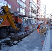 Las obras vuelven a complicar el tráfico y suprimen 40 aparcamientos en la calle Transición