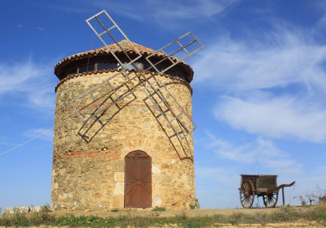 Molino recuperado en Aguilar de Campos