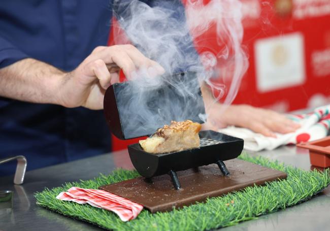 Tapa 'Los Lunes al Sol', ganadora del XX Concurso Nacional de PInchos de Valladolid.