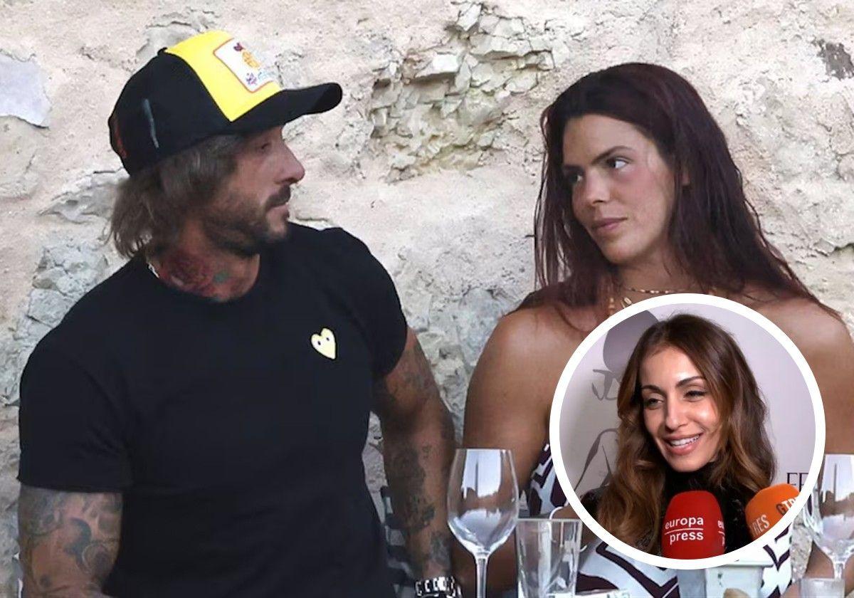 Antonio Revilla junto a su ex Laura Matamoros. En el margen derecho, Hiba Abouk.