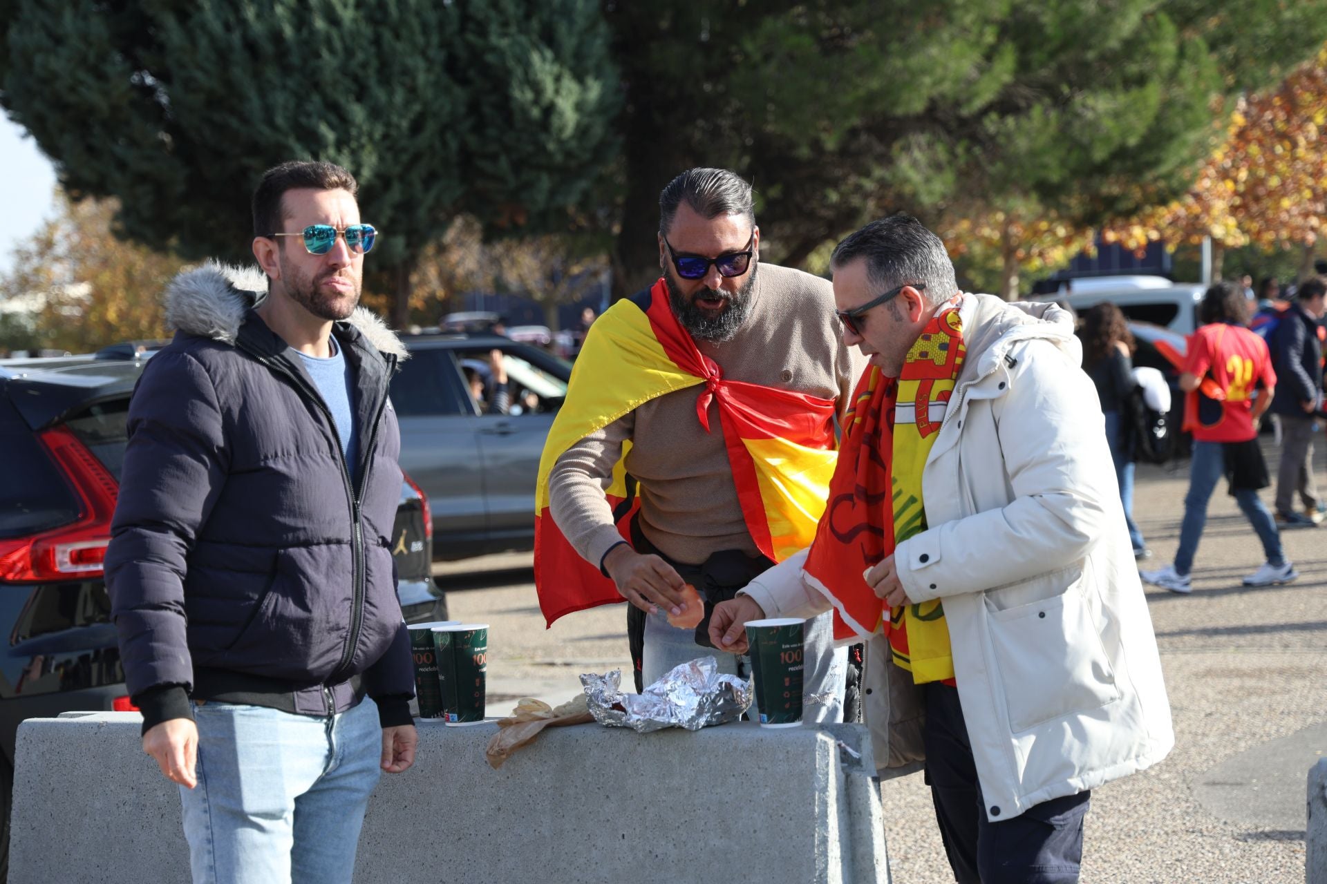 Las imágenes del ambiente en el José Zorrila para ver el España-Fiyi