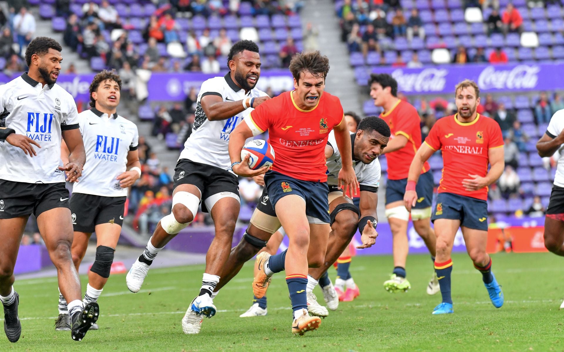 Las imágenes del España-Fiyi en el estadio José Zorrilla