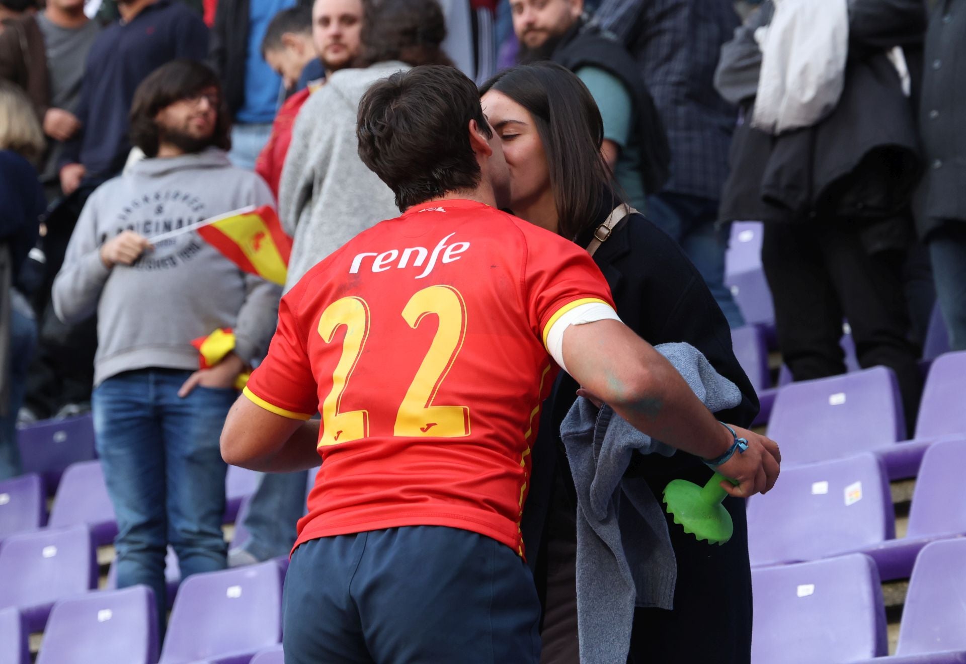 Las imágenes del España-Fiyi en el estadio José Zorrilla