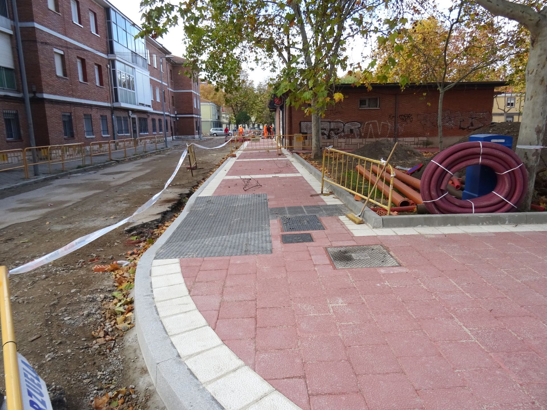 Obras de urbanización de la Plaza Marqués de Suances