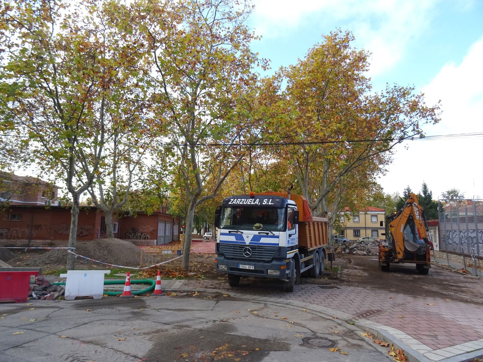 Obras de urbanización de la Plaza Marqués de Suances