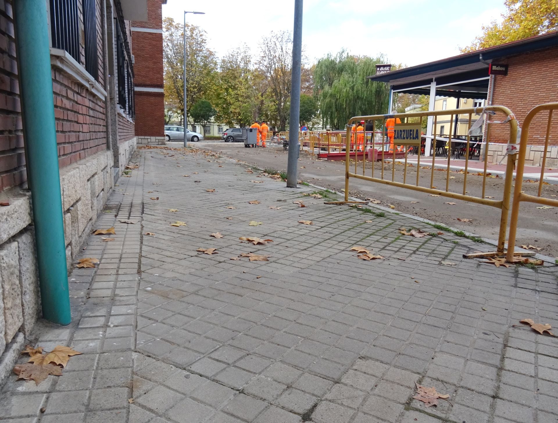 Obras de urbanización de la Plaza Marqués de Suances