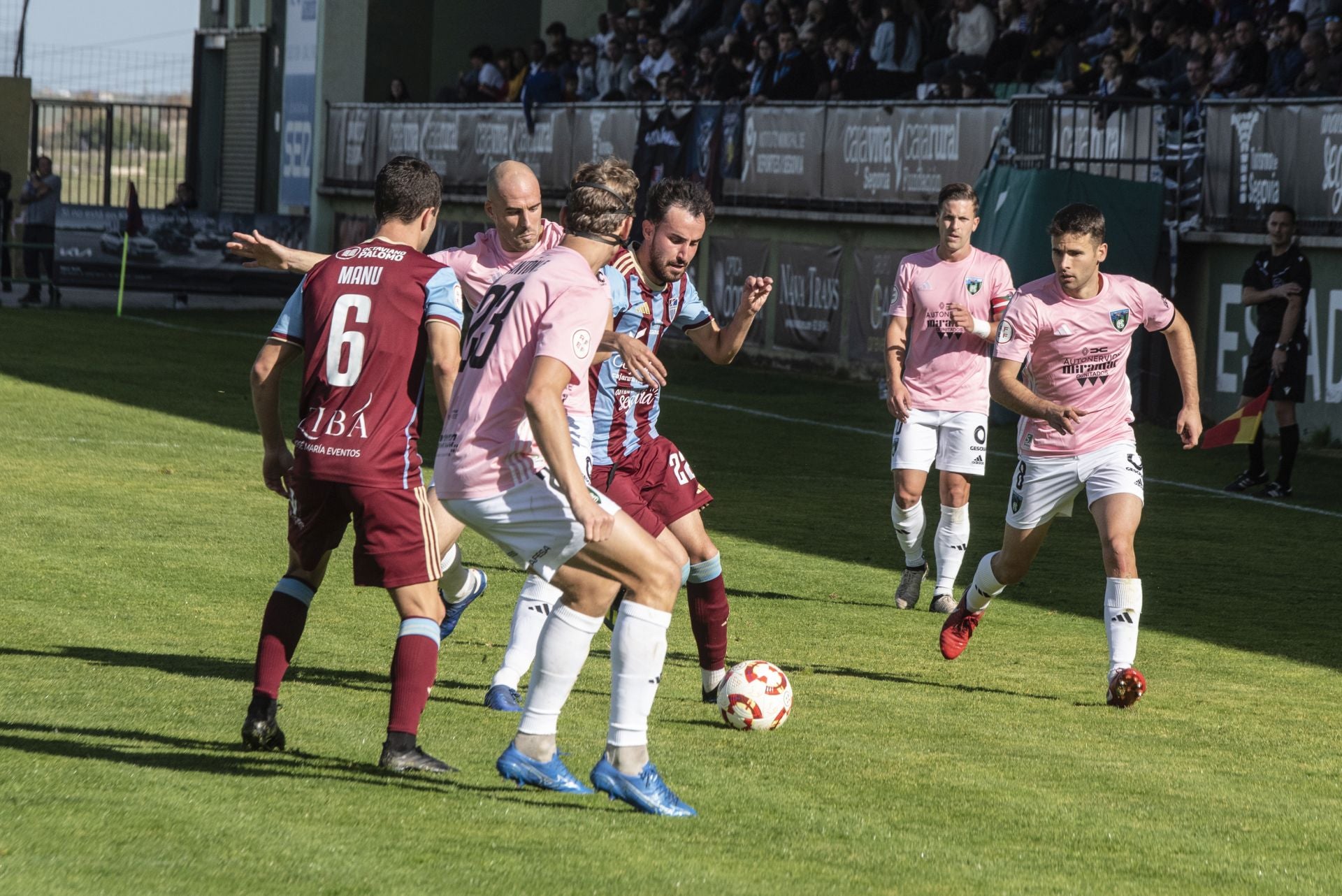 Fotos del partido entre la Segoviana y el Sestao