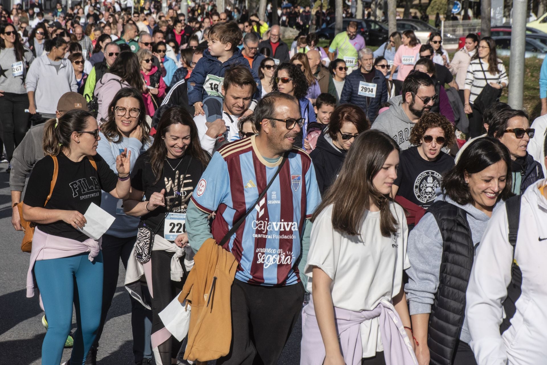 La Marcha Benéfica en imágenes