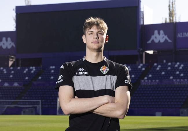 Gert Suvi, de 18 años, lleva tres meses en Valladolid.
